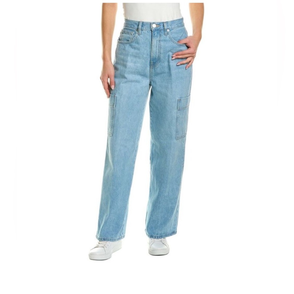 FRAME DENIM LE PIXIE HIGH RISE BAGGY POCKET LEG GENOA JEAN SZ 29
